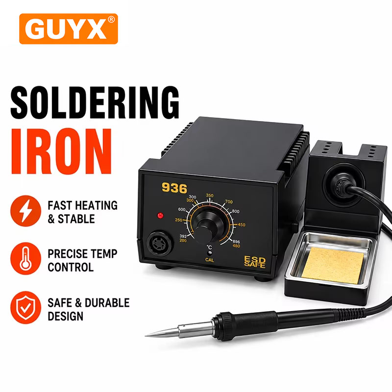 Diy Electronics Tools - 936 ESD 안전형 납땜 인두 스테이션,