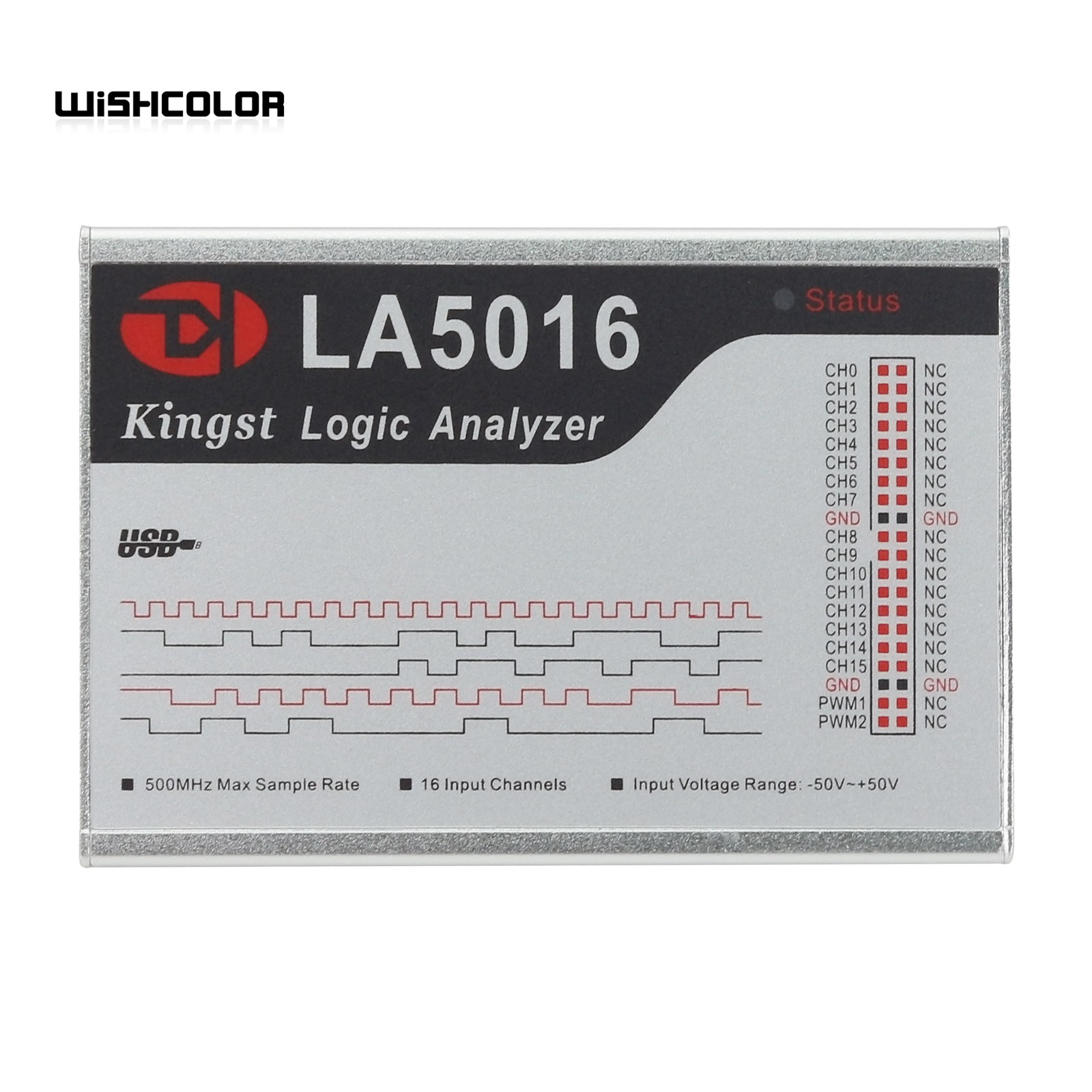 Logic Analyzer Usb - Wishcolor USB 로직 분석기, 16 채널