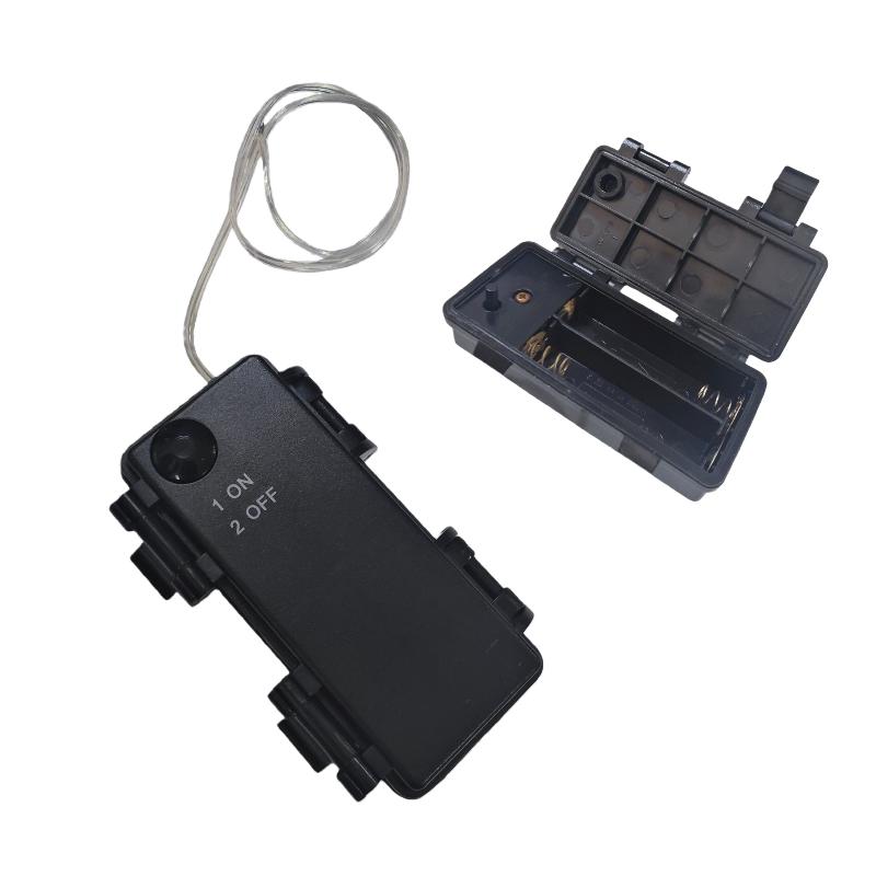 Diy Electronics Holder - 1개 2구 AA 배터리 홀더 3V