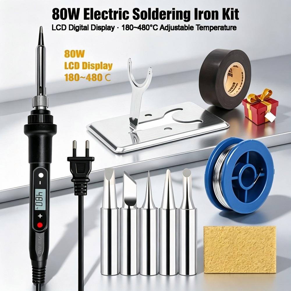 Diy Electronics Bench - 80W 온도 조절 가능 전기 납땜
