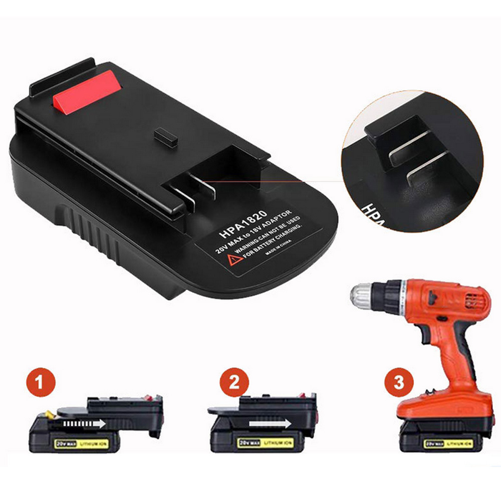Black+Decker Tool 20V Max - 블랙 & 데커/스탠리/포터 케이블 용 HPA1820
