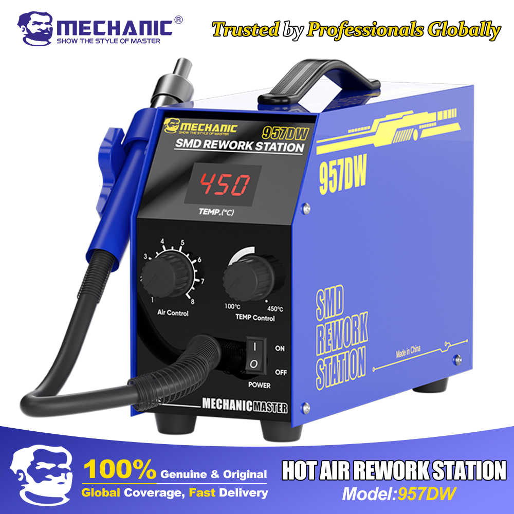 Hot Air Rework Station - 메카닉 열풍 리워크 스테이션, SMD BGA