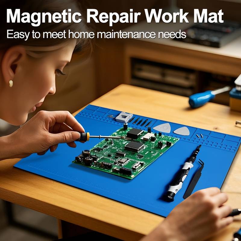 Diy Electronics Workstation - 정전기 방지 실리콘 납땜 매트, 내열성