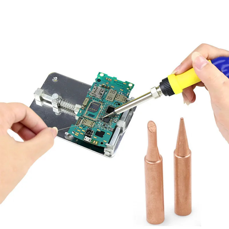 5Pcs 순수 구리 납땜 인두 팁 세트 I+B+K+2. - Diy Electronics Bench 리뷰 및 가격