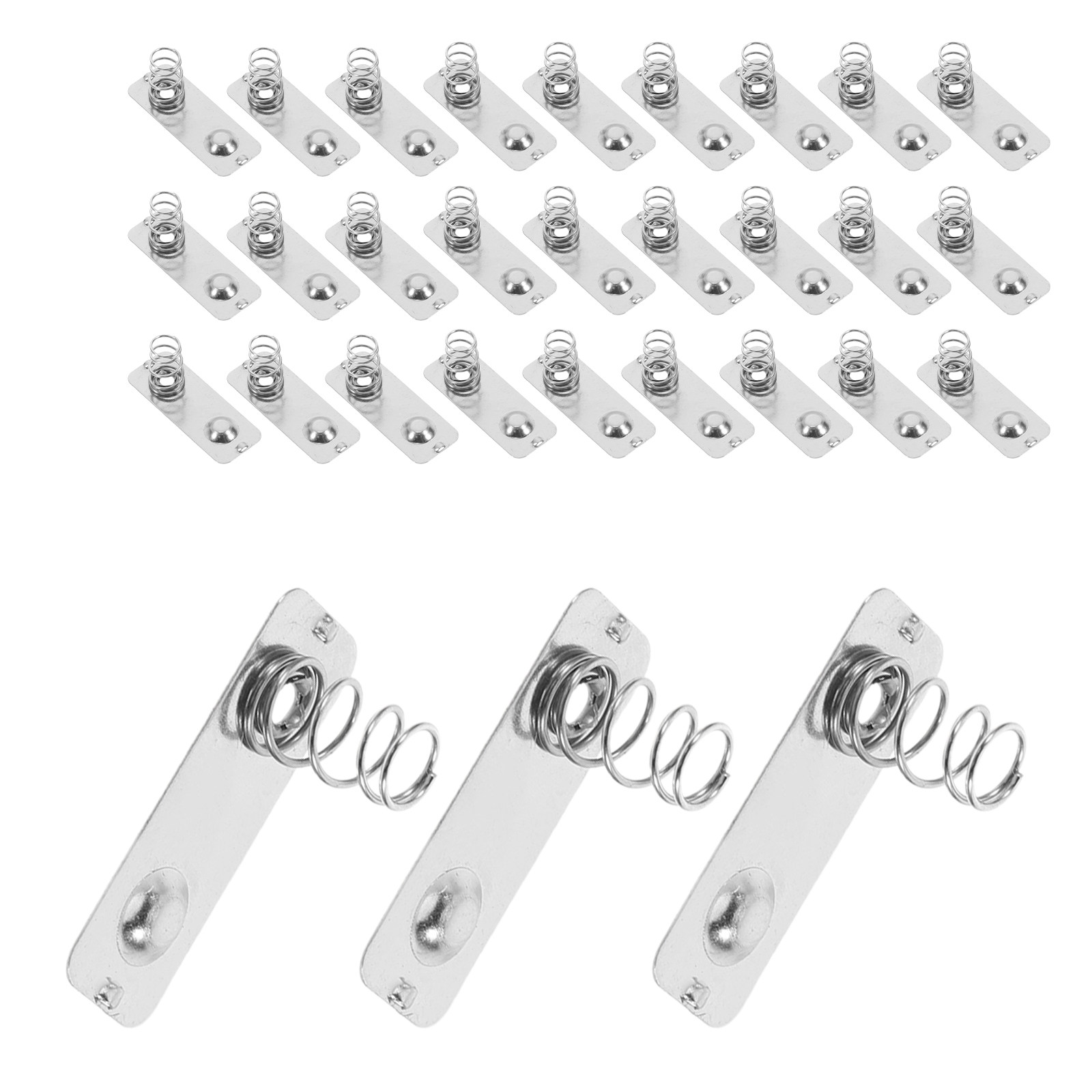 50Pcs 배터리 스프링 접점 플레이트 정밀 Aa 배터 - Diy Electronics Holder 리뷰 및 가격