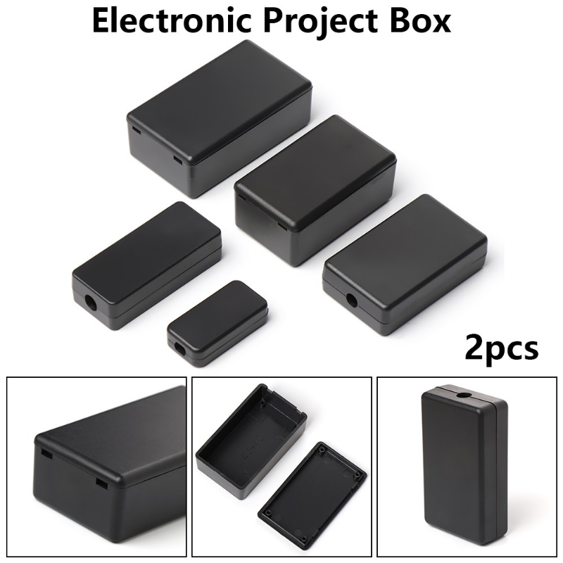 2PCS 새로운 고품질 플라스틱 방수 블랙 박스 DIY - Diy Electronics Organizer 리뷰 및 가격