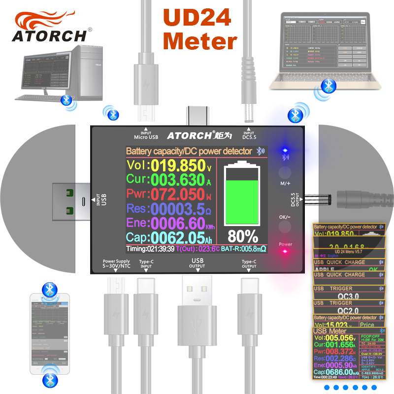 UD24 2.4'인치 USB 테스터 DC5.5 Type - Logic Analyzer Usb 리뷰 및 가격