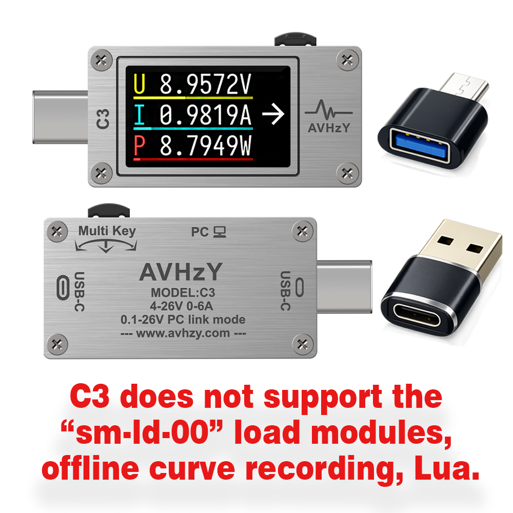 AVHzY USB 3.1 전력계 디지털 멀티미터 전류  - Logic Analyzer Usb 리뷰 및 가격