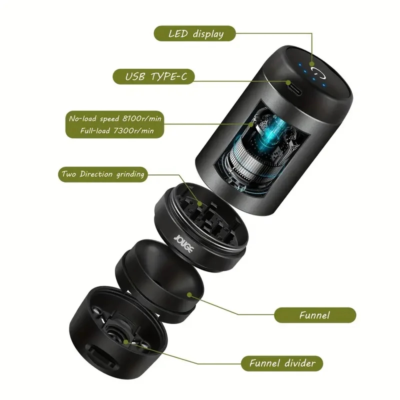MOONSHADE 2in1 전자 담배 분쇄기 허브 경적 - Diy Electronics Tools 리뷰 및 가격