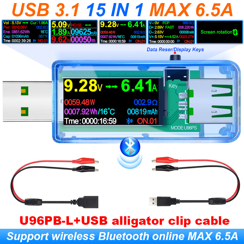15 IN 1 USB 3.1 테스터 DC 디지털 전압계 - Logic Analyzer Usb 리뷰 및 가격
