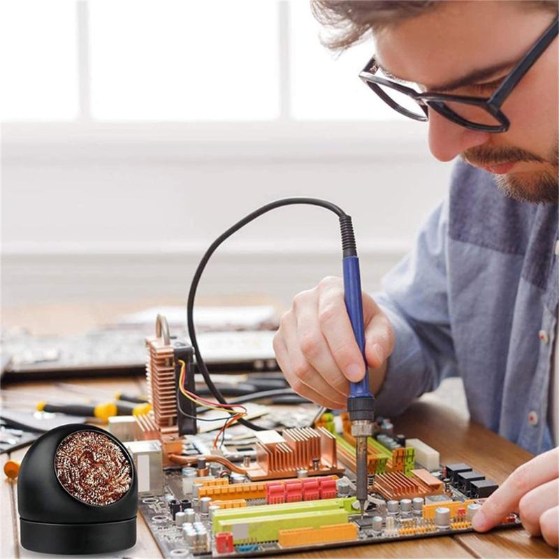 【HG】구리 코일이 있는 납땜 인두 팁 청소 볼, 튼튼 - Diy Electronics Holder 리뷰 및 가격