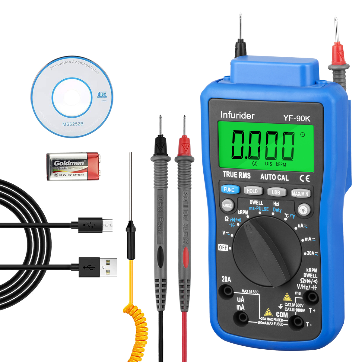 HoldPeak HP-90K 엔진 분석기 테스터 USB - Logic Analyzer Usb 리뷰 및 가격