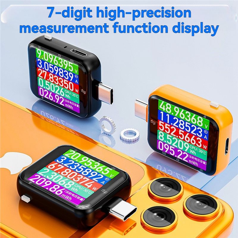 T3 USB-C 테스터 디지털 전압 전류 테스터 전력계 - Logic Analyzer Usb 리뷰 및 가격