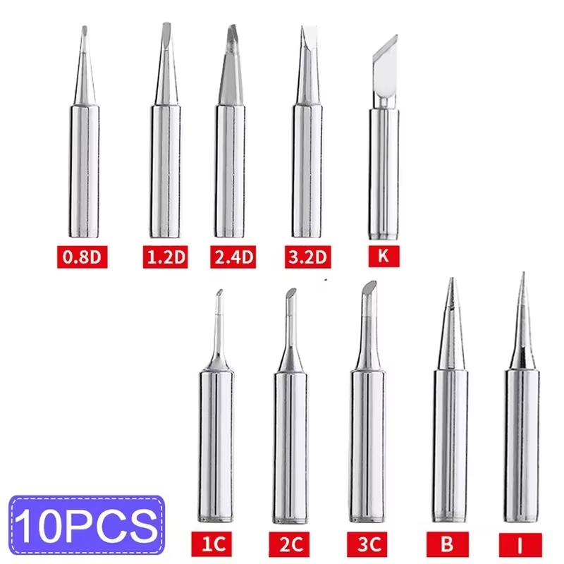 5Pcs/10Pcs 900M-T 납땜 인두 팁 전기 납 - Diy Electronics Tools 리뷰 및 가격