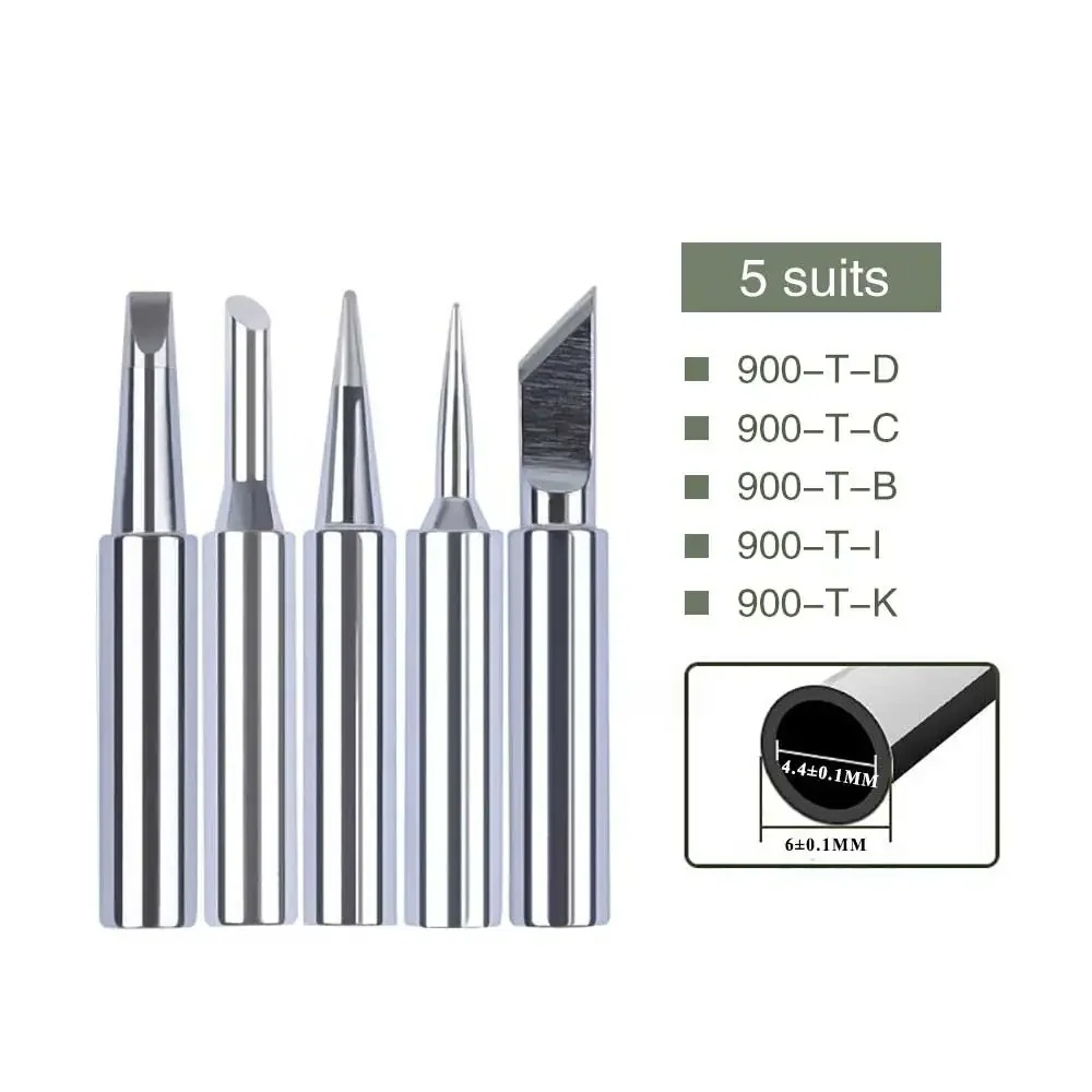 5Pcs/10Pcs 900M-T 납땜 인두 팁 전기 납 - Diy Electronics Tools 리뷰 및 가격
