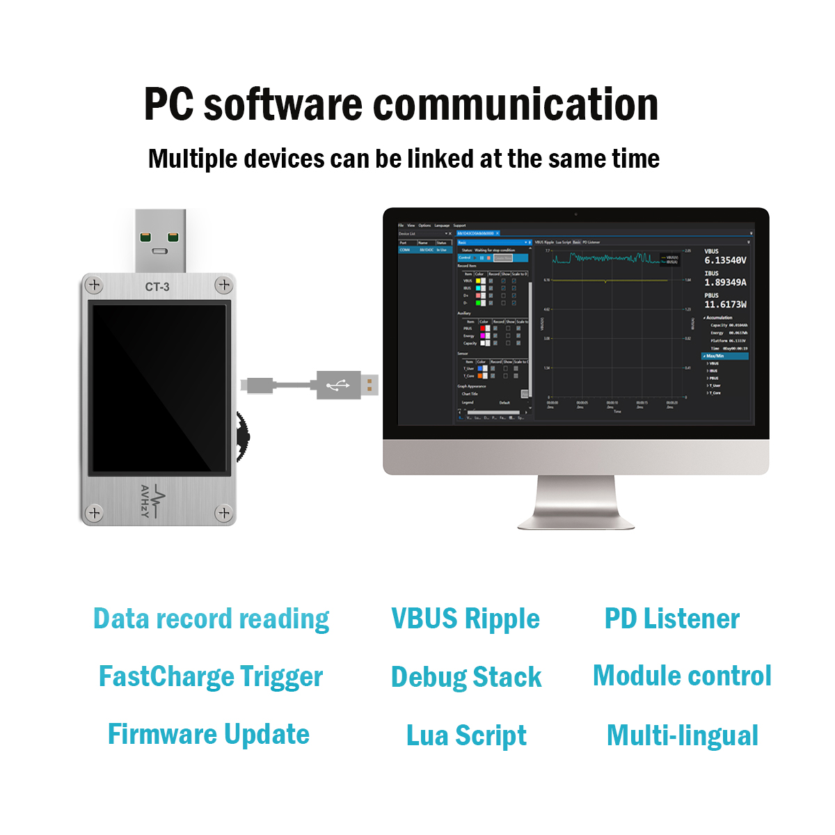 USB 3.1 전력계 테스터 디지털 멀티미터 전류 테스 - Logic Analyzer Usb 리뷰 및 가격