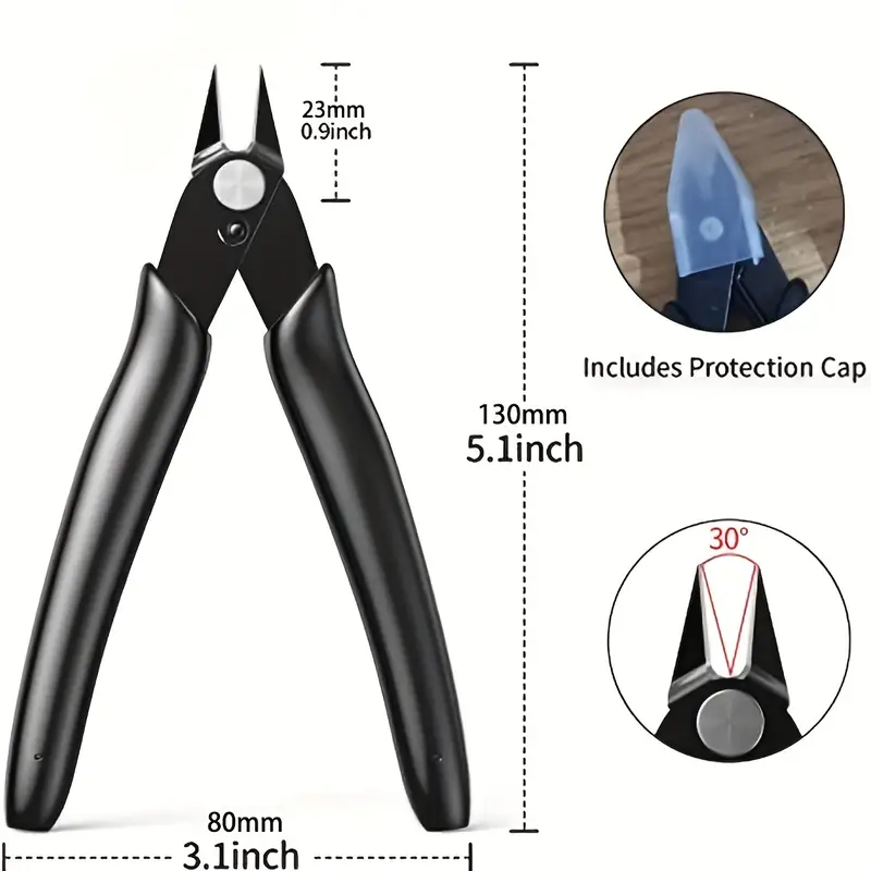 5인치 정밀 와이어 커터 및 지퍼 타이 커터 - 보석  - Diy Electronics Tool Kit 리뷰 및 가격