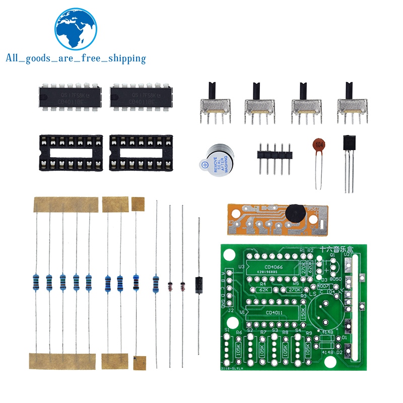 16 뮤직 사운드 박스 박스-16 보드, 16 톤 전자 - Diy Electronics Kids 리뷰 및 가격