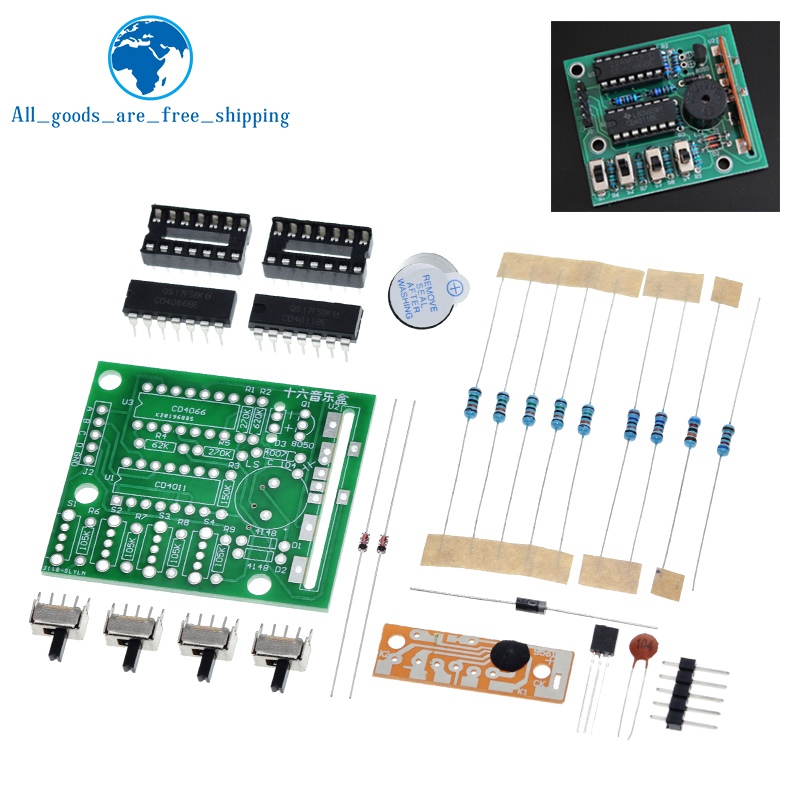 16 뮤직 사운드 박스 박스-16 보드, 16 톤 전자 - Diy Electronics Kids 리뷰 및 가격
