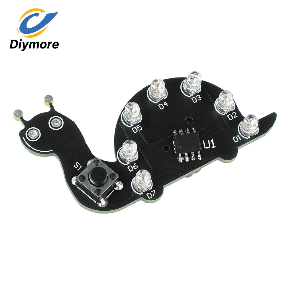 7개의 녹색 LED 납땜 연습 키트(CR1220 배터리 - Diy Electronics Holder 리뷰 및 가격
