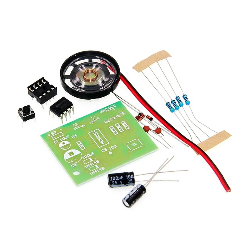 전문가용 NE555 초인종 DIY 키트 - 이중 톤 딩 - Diy Electronic Components 리뷰 및 가격