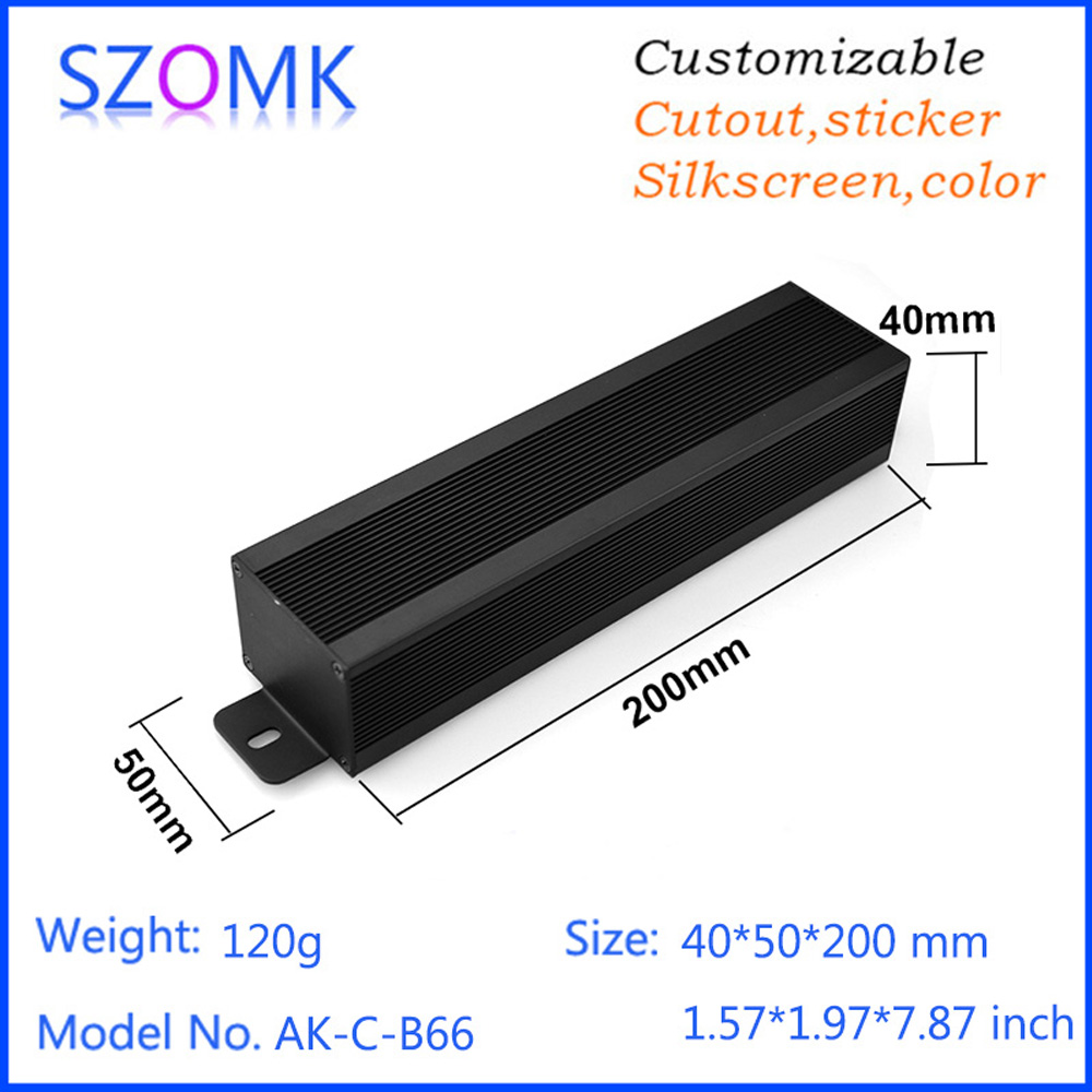 1 조각 40*50*200mm 알루미늄 상자 인클로저  - Diy Electronics Organizer 리뷰 및 가격