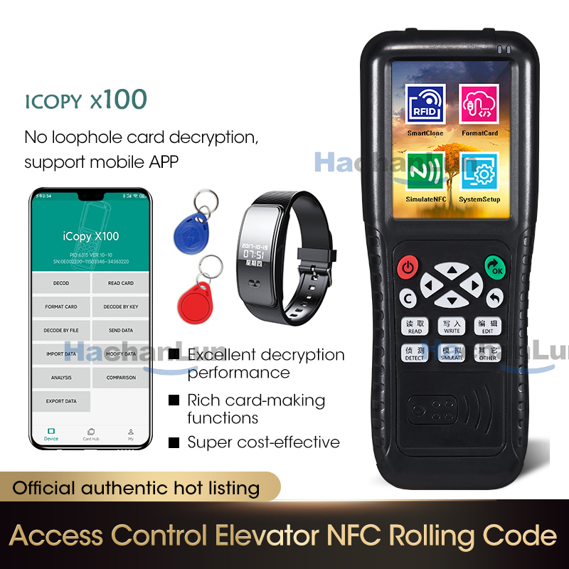 전체 디코드 기능을 갖춘 RFID 리더 X100 스마트 - Logic Analyzer Usb 리뷰 및 가격